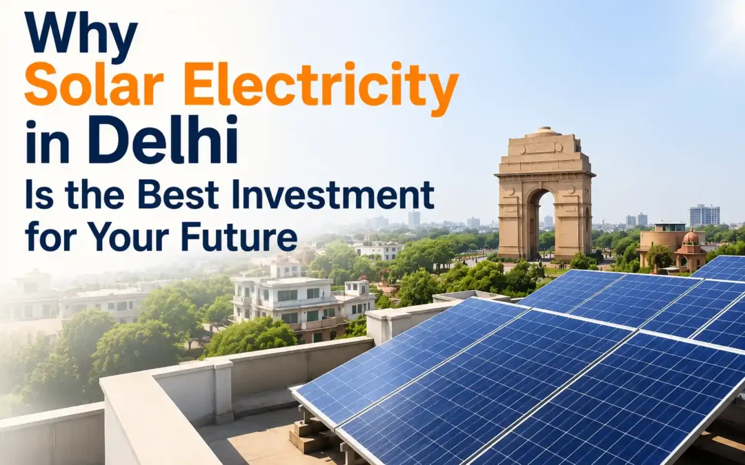 Why Solar Electricity in Delhi Is the Best Investment for Your Future