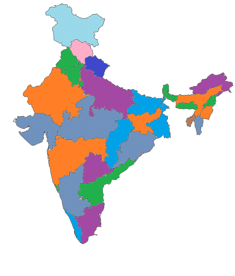 India Projects Map